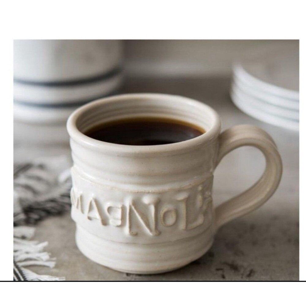 Magnolia Joanna Gaines Ivory Ceramic Coffee Tea Mug Magnolia Home